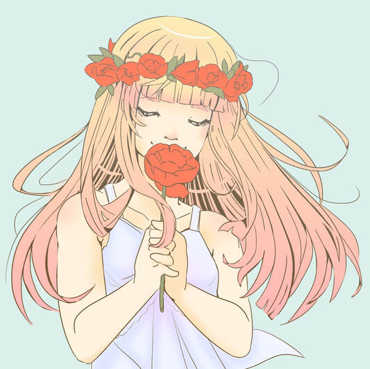 Coquelicot - dessin numérique