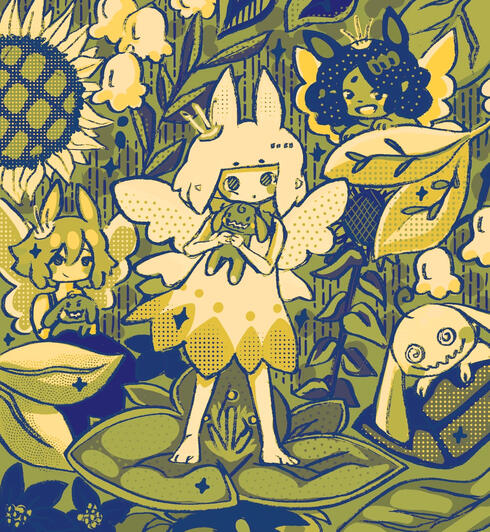 Soft fairy - dessin numérique