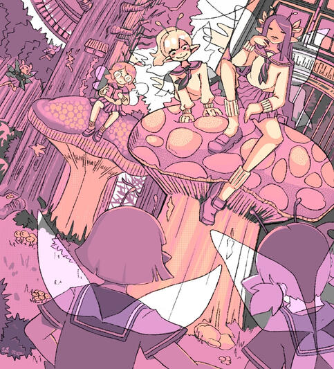 Fairy bullies - dessin numérique