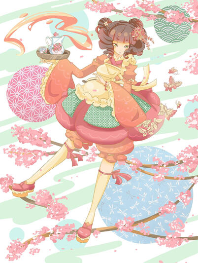 QI Lolita - dessin numérique